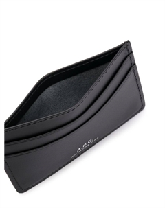 Картхолдер с тисненым логотипом, черный A.p.c.