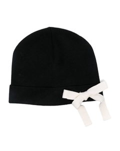 Шапка бини с бантом, черный Viktor&rolf
