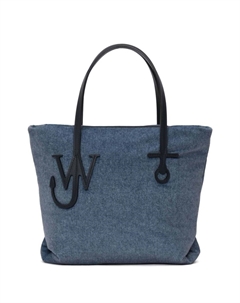 Маленькая дутая сумка-тоут с логотипом Anchor, синий Jw anderson