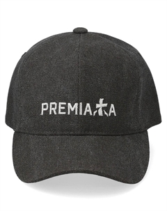 Бейсболка с вышитым логотипом, черный Premiata