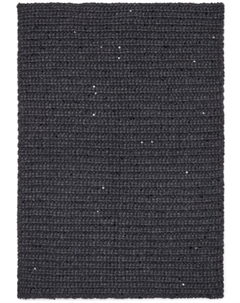 Кашемировый шарф с воротником, серый Brunello cucinelli