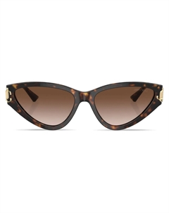 Eyewear солнцезащитные очки в оправе 'кошачий глаз', коричневый Jimmy choo