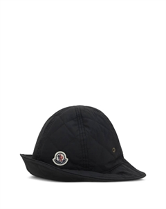 Панама с нашивкой-логотипом, черный Moncler