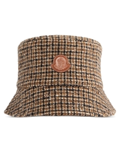 Твидовая панама, коричневый Moncler