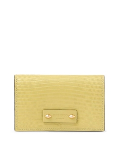 Нелло кожаный кошелек, желтый Jimmy choo