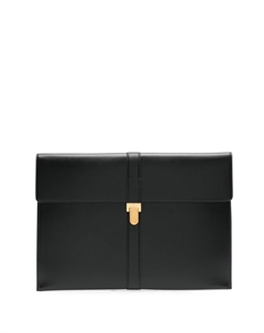 Клатч на молнии, черный The row