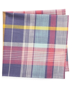 Платок в клетку Madras, синий Polo ralph lauren