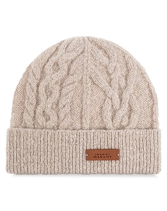 Шапка-бини с косичной вязкой, серый Isabel marant