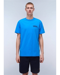 Футболка с принтом S-AMUNDSEN, темно-синий Napapijri