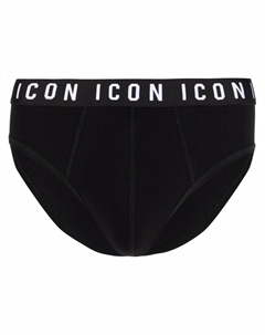 Трусы-брифы с логотипом Icon, черный Dsquared2