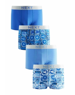 Брюки-кюлоты PATTERN FOUR PACK, синий Next