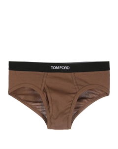 Трусы-брифы с логотипом, коричневый Tom ford