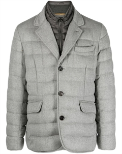 Стеганый пуховик, серый Moorer