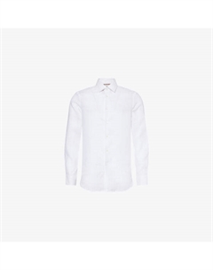 Классическая льняная рубашка с длинным рукавом, белый Paul smith
