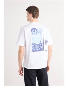 Рубашка с принтом NUMBERS, кремовый Boss