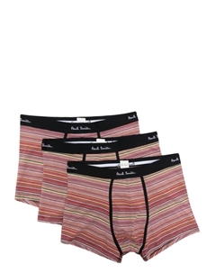 Комплект боксеров с отделкой Signature Stripe, черный Paul smith