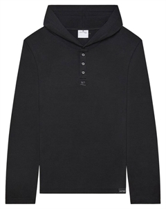 Courrèges шерстяное худи тонкой вязки, черный Courreges