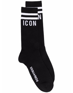 Носки с логотипом, черный Dsquared2