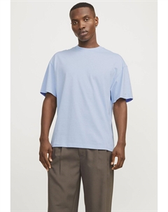 Базовая футболка JJEBRADLEY O-NECK, светло-голубой Jack & jones