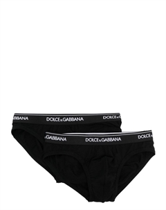 Трусы-брифы с логотипом, черный Dolce&gabbana