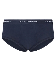 Трусы-брифы с логотипом, синий Dolce&gabbana