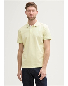 Поло BASIC WITH CONTRAST, светло-зеленый Tom tailor