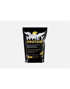 Протеиновый коктейль: банановый йогурт Whey Protein 900 г Prime kraft