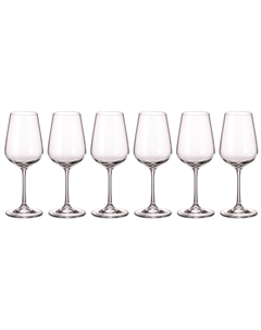 Набор бокалов для белого вина Strix Crystal bohemia