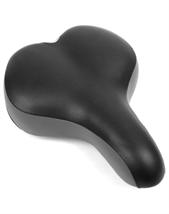 Седло велосипедное, 250 x 180 мм, черное, VS 128 black Vinca sport