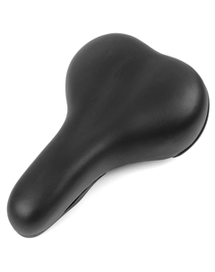 Седло велосипедное, 265 x 175 мм, черное, VS 134 black Vinca sport