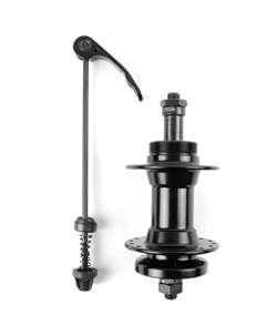 Втулка велосипедная, задняя, 3/8"*14G*32H*135*145 эксцентр, под трещотку, черная, GB 10R QS black 32H Vinca sport