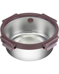 Контейнер для еды SFE-SS-LB-ST-GLS-PL-1.5 Smart solutions