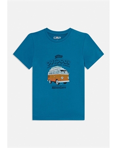 Футболка с принтом, синий Cmp