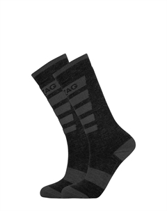 Носки ZNOW 2 PACK, черный Zigzag