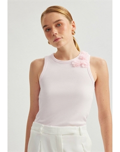 Топ FLORAL APPLIQUÉ DETAIL, розовый Koton