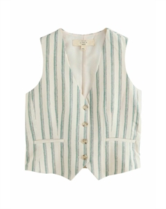 Жилет TALL FIT - STRIPED, бежевый Next