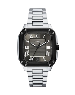 Часы TRADITIONAL CROSBY, серебряный Fossil