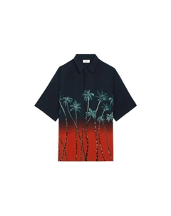 Рубашка мужская черная, черный Celine