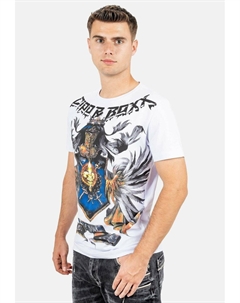 Футболка с принтом, белый Cipo&baxx