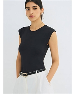 Базовое боди без рукавов, Черный Ostin