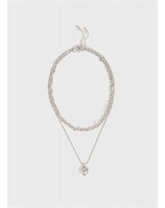 Ожерелье для девочек, 2 шт., Серебряный Ostin