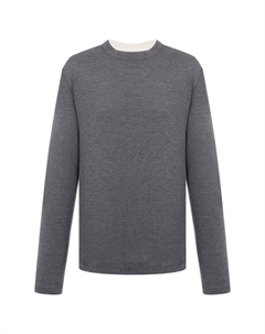 Лонгслив из шелка и хлопка Brunello cucinelli