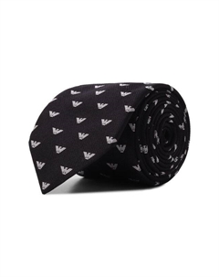 Шелковый галстук Emporio armani