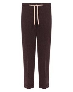 Брюки из шерсти и кашемира Marco pescarolo