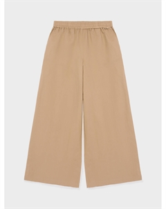 Брюки с поясом на резинке, коричневые Twinset