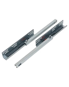 Мебельные направляющие 300 мм сталь цвет серебро Larvij