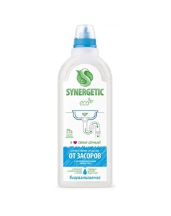 Биоразлагаемое средство от засоров 1л Synergetic