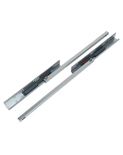 Мебельные направляющие скрытого монтажа 500 мм сталь цвет серебро Larvij