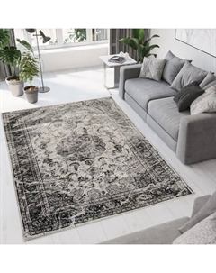 Ковер вискоза Рим 814X 75x150 см цвет серый Ctim