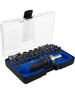 Отвертка с набором бит 0033-34, 34 предмета Vertextools